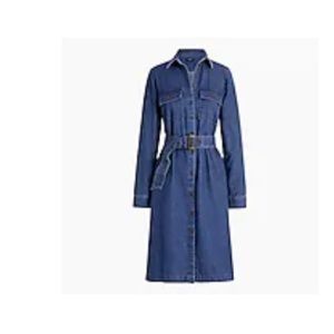 J Crew Chambray Utility Shirtdress